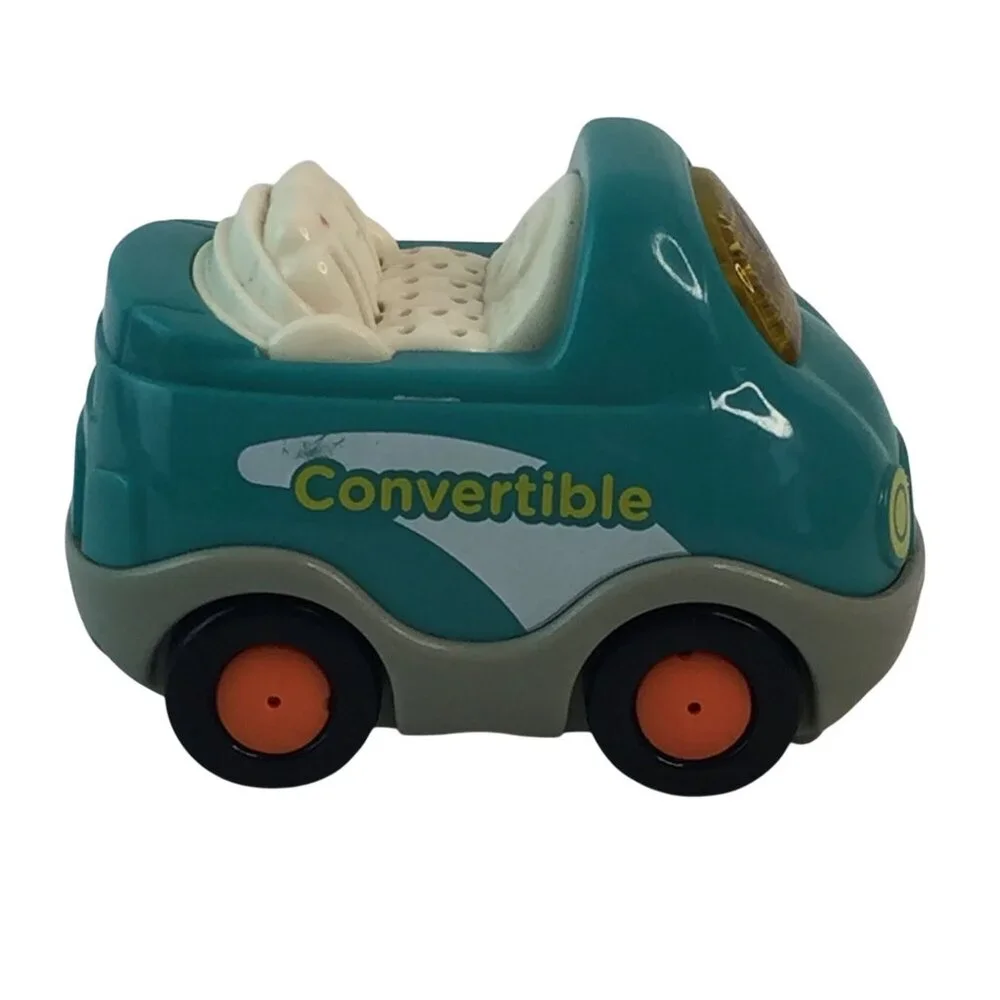 vTech Go‎ Go Smart Wheels Orange Van Blue Convertible Lot of 2 Vehicles Tested